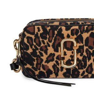 The Softshot Leopard-Print Coated Canvas Camera